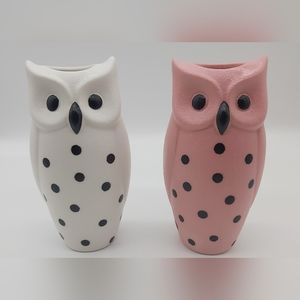 Art and Artifact owl bud vases